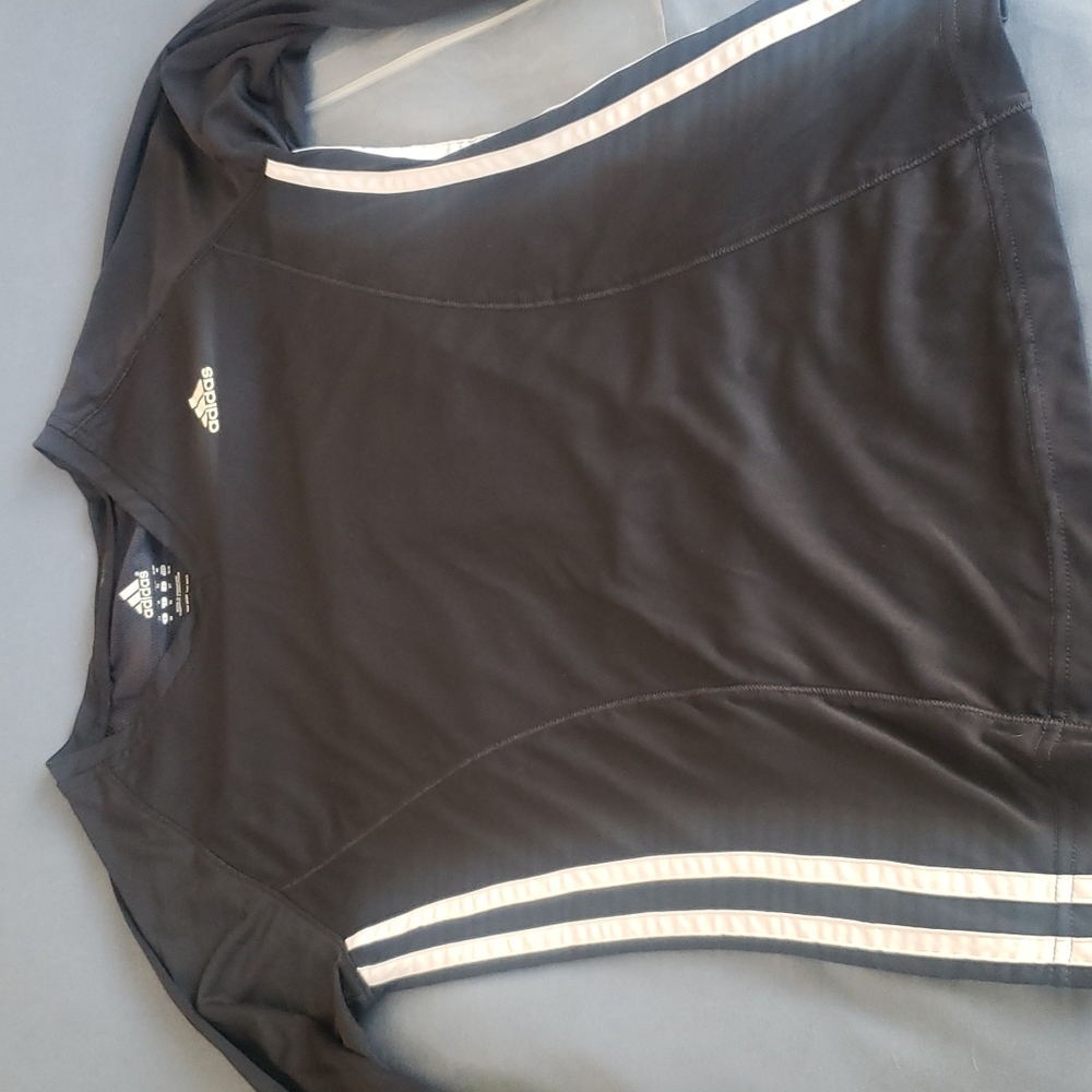 Adidas ladies v neck dri fit shirt
